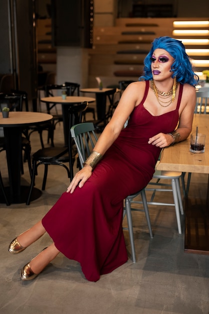 Photo lifestyle of drag queen