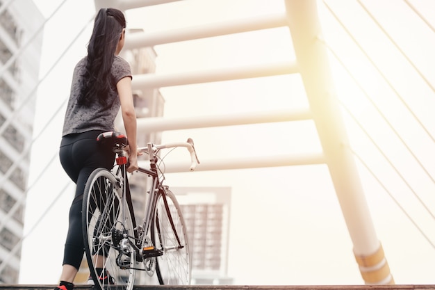 Foto stile di vita sportivo donna