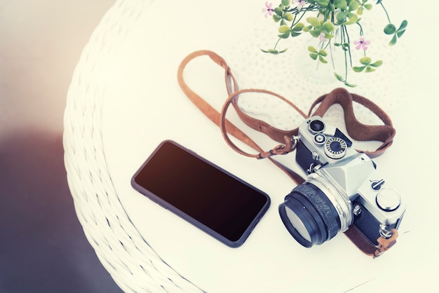 Photo lifestyle, travel and technology concept