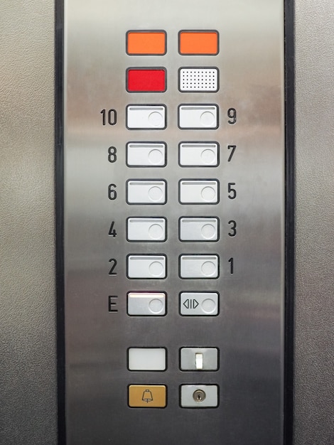 lift keypad detail