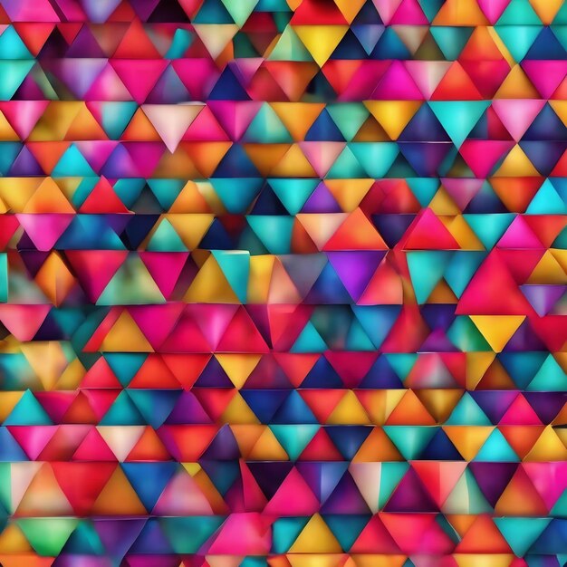 Light abstract 3d triangle background