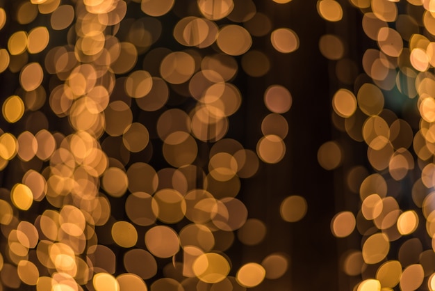 Light abstract bokeh background by blur or defocused at light element