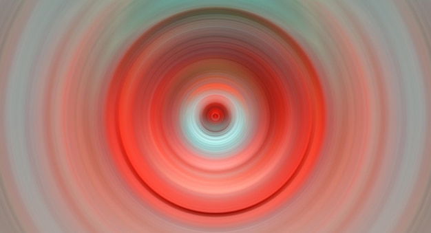 同心円の明るい抽象的なデザイナー赤い背景