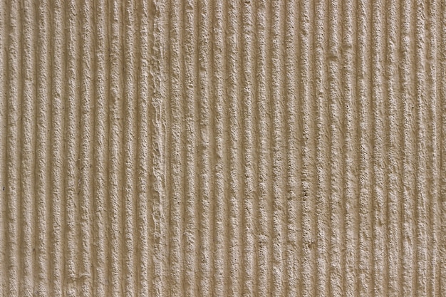 장식 석고와 세로 줄무늬가있는 밝은 베이지 색 벽