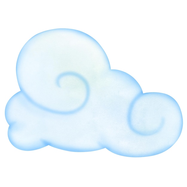 Photo light blue asian cloud