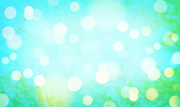 Light blue bokeh background for seasonal holidays event and celebrations