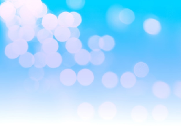 light blue bokeh background  