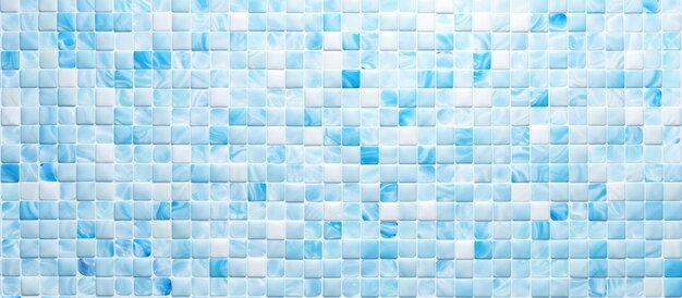 Light blue ceramic mosaic tile texture background pattern