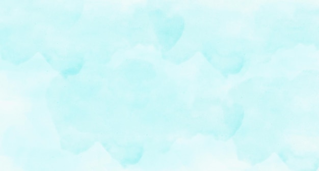 Light Blue Green Abstract Watercolor Background