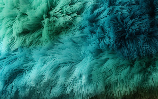 Light blue and green synthetic carpet texture