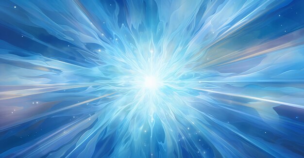 Premium AI Image | light blue starburst