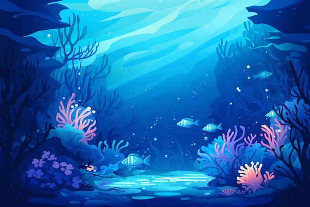 Light blue underwater background