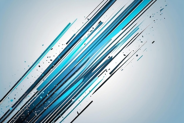 Фото Светло-голубая векторная обложка с прямыми полосами блестящая абстрактная иллюстрация с цветными палками