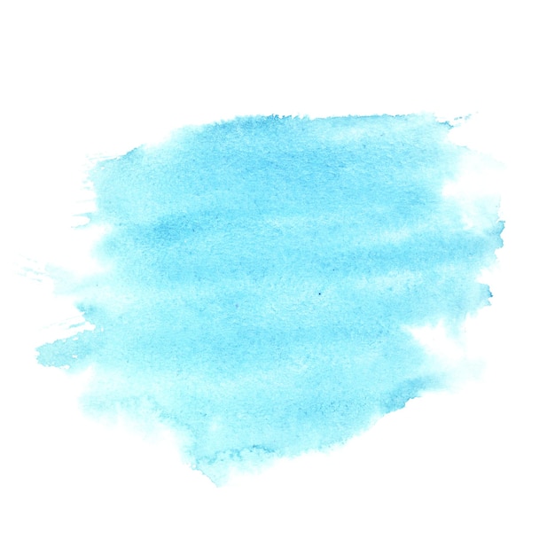 Light blue watercolor brush strokes - space for your own text