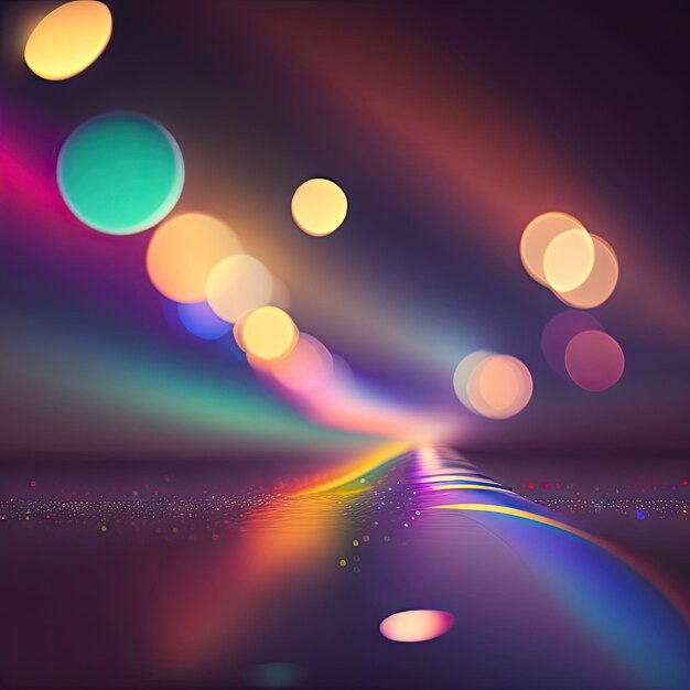 Light bokeh background