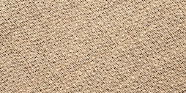 Light brown burlap texture natural linen fabric background