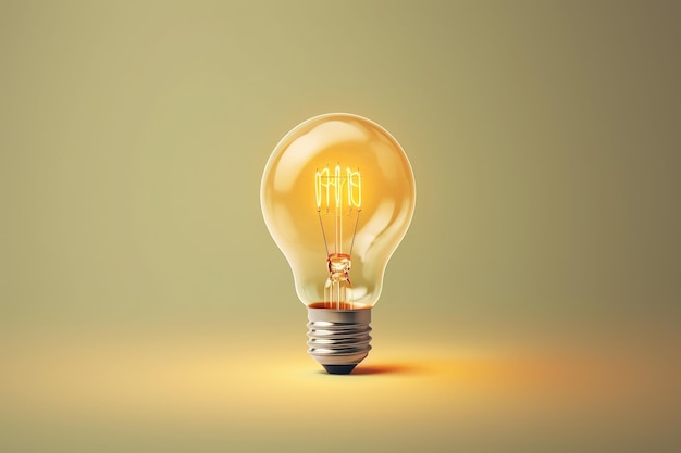 Light bulb idea inspiration symbol of creativity mind thinking success