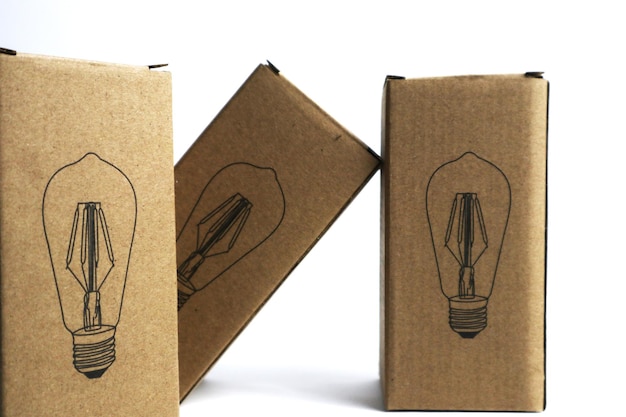 Light bulb packaging Free Photo