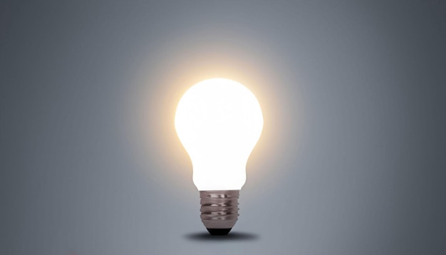 A light bulb with a dark background