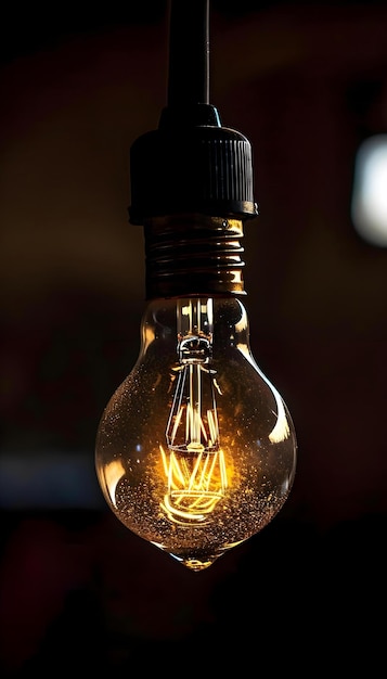 Photo a light bulb with a ship inside of it