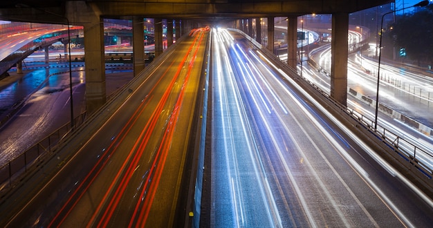 Photo light car headlights