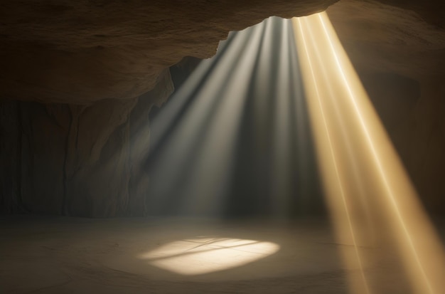 Light in the cave background texture