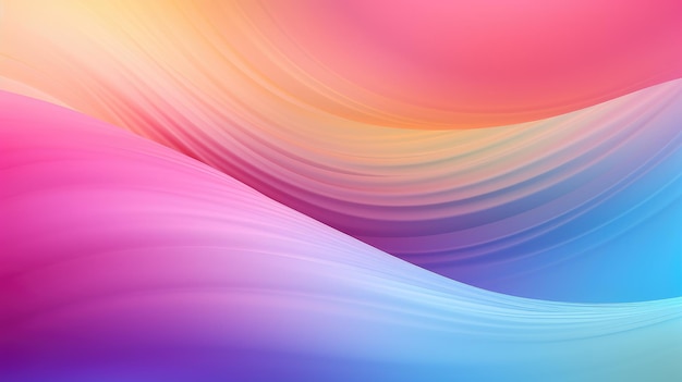 Light color rainbow gradient background AI generated Image