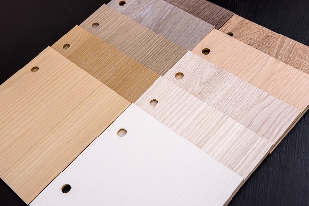 Light color wooden planks at dark background