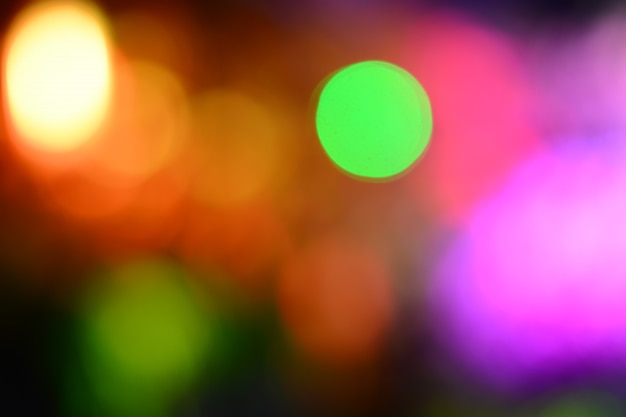 light colorful of bokeh abstract background