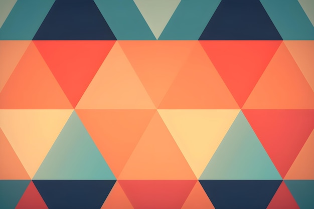 Light colors triangles pattern