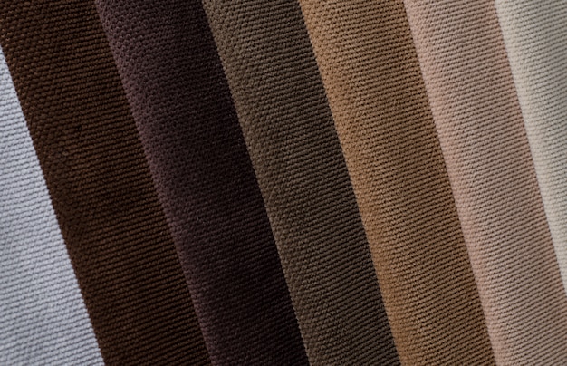 Light colors velour textile samples.. Fabric texture background