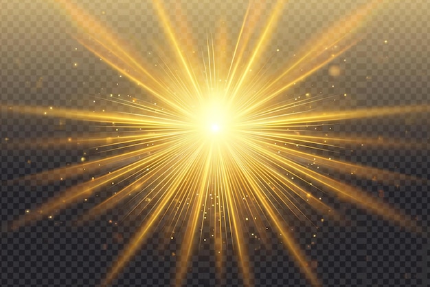 Photo light effect of lens flares