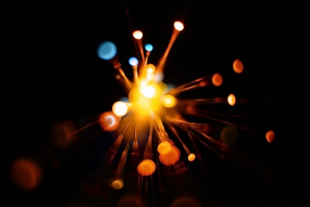 Light explosion background