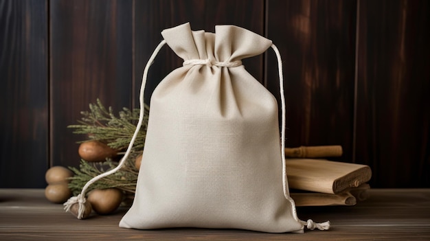 Light Fabric Bags Made of Natural Fabric