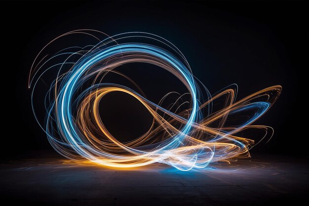 Light Forms Abstract Shapes in Long Exposure Photography Art