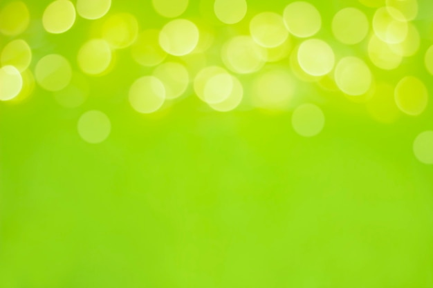 Light green abstract background with copy space Bokeh For design