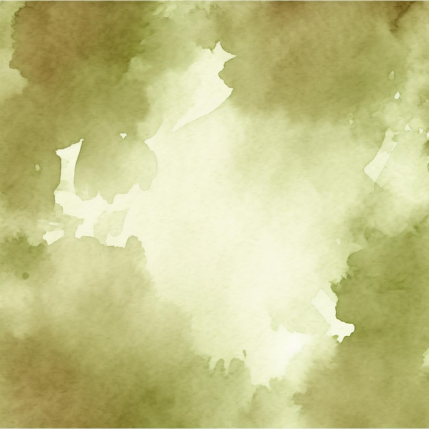 Light green brown abstract watercolor pattern