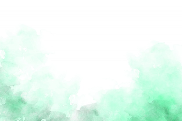 Light green watercolor background