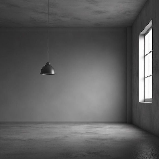 a light hanging from a ceiling with a window in the middle.