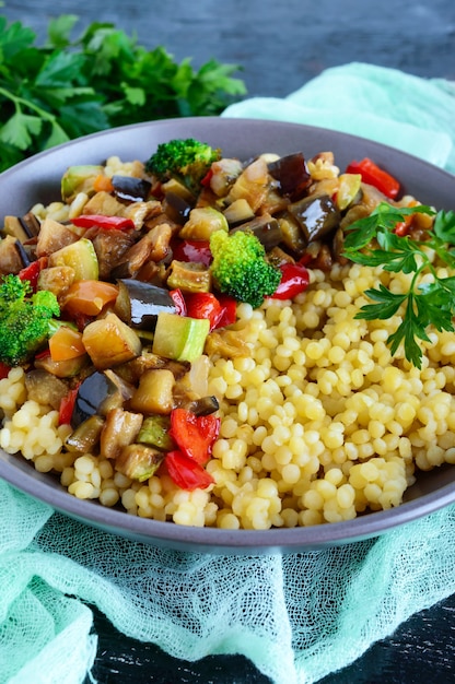 Light healthy dietary vegan dish