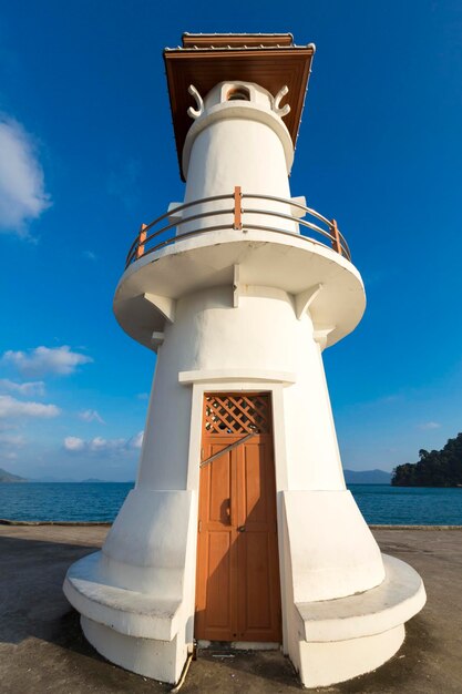 Light house and Pier on Ko Chang Island Thailand