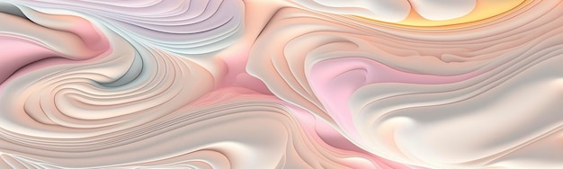Light Japanese design minimal abstract wallpaper with pastel colors soft marble melting colors Generative AI