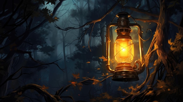 Light lantern HD 8K wallpaper Stock Photographic Image