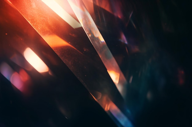 Light leak prism background