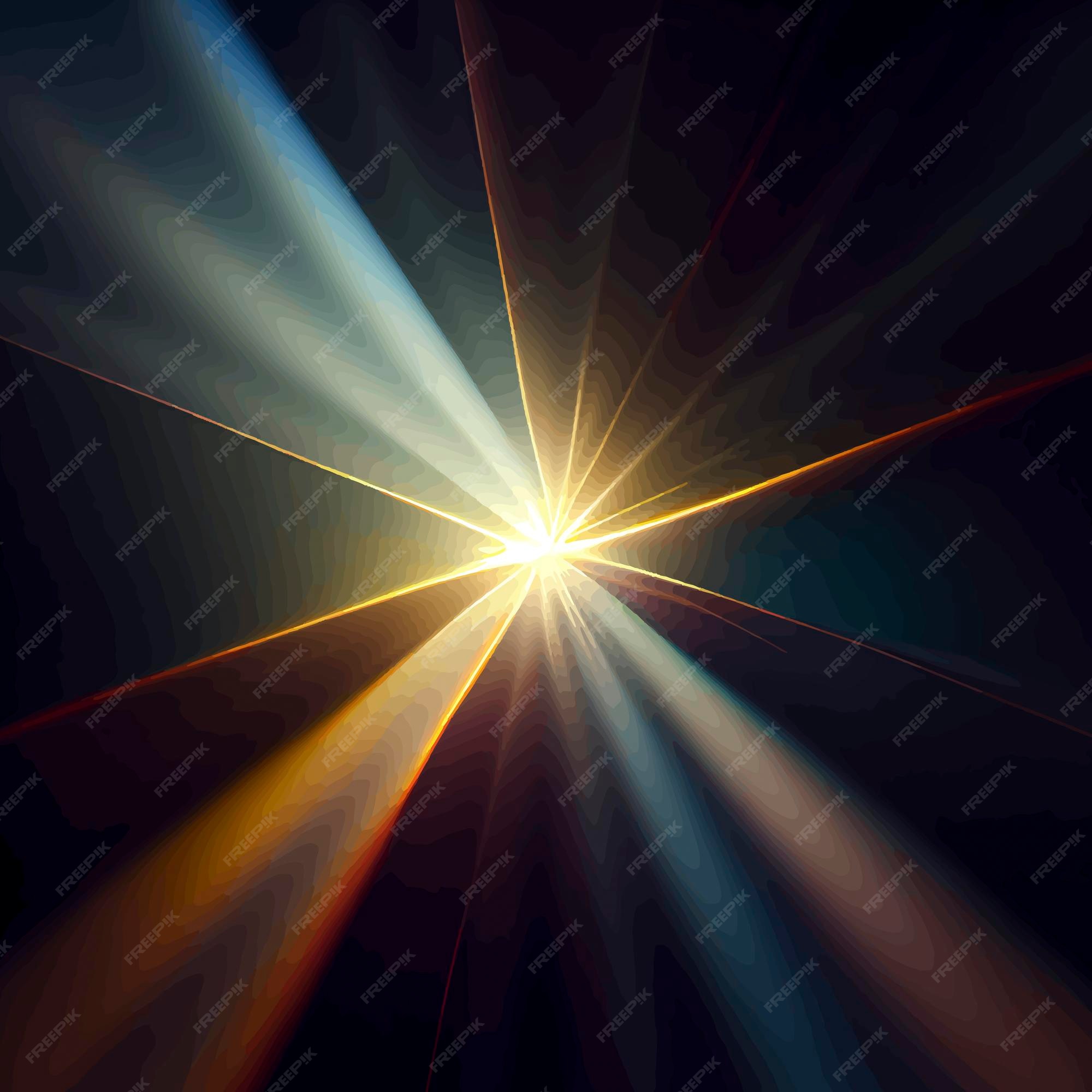 Premium Photo | Light lens flare on black background lens flare with bright  light isolated with a black background