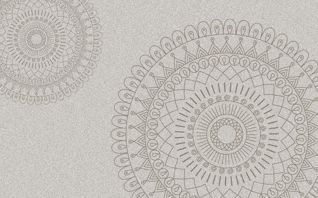 Light Mandala Noise Background