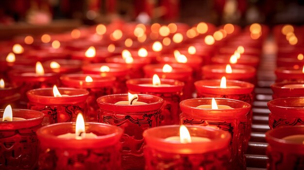 Зажгите много свечей, чтобы поклониться богам в важный день.