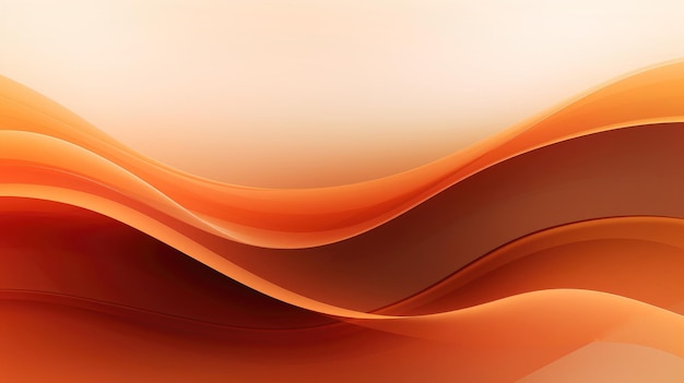 Light Orange abstract line and wave gradient background Generative Ai