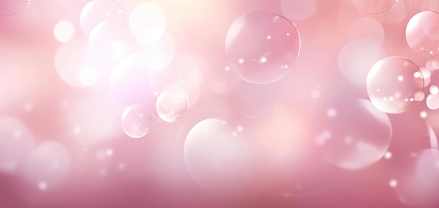 a light pink background with bokeh bokeh