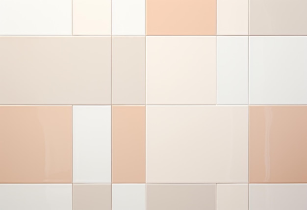 Photo a light pink and beige tile with a pink stripe.